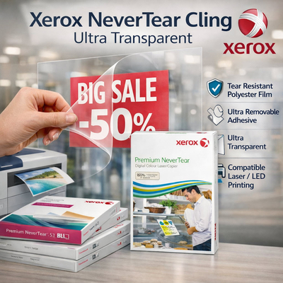 Xerox Premium NeverTear clear cling film