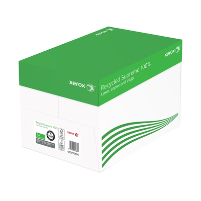 kopieerpapier Xerox Recycled Supreme 100% Recycled Pulp (Hout)  wit wit 80g 210x297mm ingeriemd FSC® 003R95860