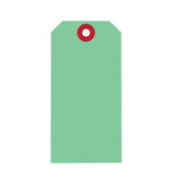 Étiquettes Radium étiquettes oeillet renforcé 60.00x120.00vert 225 g/m²