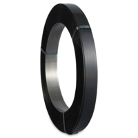 Omsnoeringsband zwart staal lacquered 16 mm x 400 m