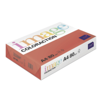 gekleurd papier Image Coloraction chile/koraalrood 80g 210x297mm ingeriemd FSC®