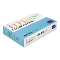 gekleurd papier Image Coloraction Lisbon/azuurblauw 80g 210x297mm ingeriemd FSC®