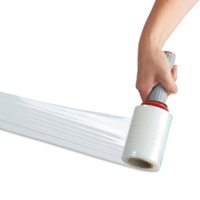 Hand stretchfilm 23 µm 120% rek transparant  100mm x 150m