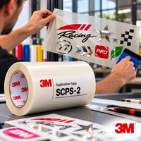 Transfert de lettrages et logos adhésifs complexes avec le papier de transfert haute adhésion 3M SCPS-2