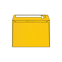 envelop Pop'Set Virgin Pulp strip goudgeel 120g 162x229mm doos FSC®