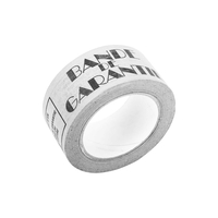 Bedrukte tape Garantieband zwart PP 50 mm x 100 m