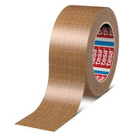 Ruban adhésif manuel chaîne et trame papier kraft Tesa 60013 50mm x 25m