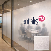 Coala Frosted – Doorschijnende PVC-polymeerfolie van 80 µm met mat effect, permanent klevend, ideaal voor ramen en scheidingswanden.