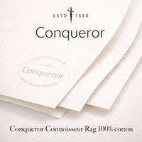 Conqueror Connoisseur Rag 100% cotton