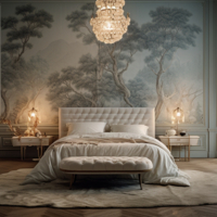 Behangpapier non woven Coala Walldesign NW UV/LX Stone wit mat 180g 1200mm x 50m