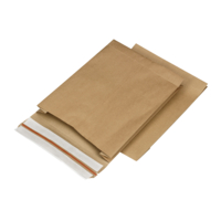 Papieren zak 200 x 300mm Onbedrukt bruin 135 g/m²