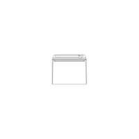envelop Antalis Prestige 4all venster rechts strip hoogwit 90g 162x229mm doos met grijze binnendruk, voor digitaal drukken FSC®
