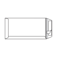 zakomslag Antalis Premium strip wit 100g 175x265mm doos met blauwe puntjes binnendruk FSC®