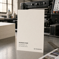 opdikkend papier Munken Pure rough cremewit 300g 720x1020mm ingeriemd FSC®