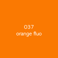 Adhésif de découpe Oracal 6510 037-orange fluo colle solvant permanent 110µm 1260 mm x 50 m