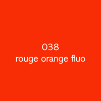 Adhésif de découpe Oracal 6510 038-rouge orange fluo colle solvant permanent 110µm 1260 mm x 50 m