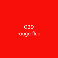 Adhésif de découpe Oracal 6510 039-rouge fluo colle solvant permanent 110µm 1260 mm x 50 m