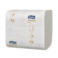 0 Tork Premium Toilet Paper Folded blanc 110x190mm boite