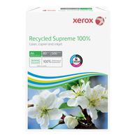 kopieerpapier Xerox Recycled Supreme 100% Recycled Pulp (Hout)  wit wit 80g 210x297mm ingeriemd FSC® 003R95860