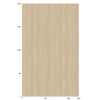3M Di-Noc Film décoratif d'intérieur DW-2198MT - Dry Wood - Spécial mat , 1220 mm x 50 m