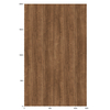 3M Di-Noc Film décoratif d'intérieur DW-2212MT - Dry Wood - Spécial mat , 1220 mm x 50 m