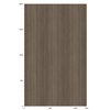 Film décoratif 3M Architectural Finishes Di-noc FW - Fine Wood-1259 mat 1220 mm x 50 m