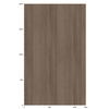 3M Di-Noc Film décoratif d'intérieur série AR, FW-337AR - Fine Wood -  1220 mm x 25 m