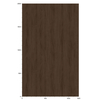 3M Di-Noc Film décoratif d'intérieur PW-2314MT - Premium Wood - Spécial mat, 1220 mm x 50 m