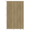 3M Di-Noc Film décoratif d'intérieur PW-2323MT - Premium Wood - Spécial mat, 1220 mm x 50 m