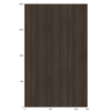 3M Di-Noc série EX pour l'extérieur WG-1044EX - Wood Grain - Exterior, 1220 mm x 50 m