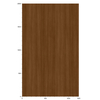 3M Di-Noc série EX pour l'extérieur WG-1140EX - Wood Grain - Exterior, 1220 mm x 50 m