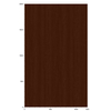 3M Di-Noc série EX pour l'extérieur WG-7024EX - Wood Grain - Exterior, 1220 mm x 50 m