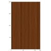 3M Di-Noc Film décoratif d'intérieur WG-943 brown - Wood Grain, 1220 mm x 50 m