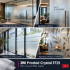 Toepassingen van 3M Frosted Crystal 7725-20 gezandstraalde gegoten folie voor kantoorramen en scheidingswanden