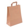 Sac kraft avec poignée blanc - ANTALIS