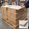 Grijs karton is een veelzijdig product dat zowel als tussenlaag bij palletisering als verpakkings- of opvulmateriaal wordt gebruikt