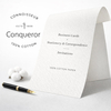 Conqueror Connoisseur Wove 100% cotton