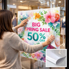 Coala Cling Film White S – Glanzend witte elektrostatische PVC-folie, bedrukbaar met solvent-, eco-solvent- en UV-inkten, laat geen resten achter bij verwijdering.