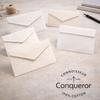 Conqueror Connoisseur Wove 100% COTTON enveloppes