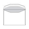 enveloppe Antalis Premium gommé blanc 80g 162x229mm boite  avec tarot bleu pointillé FSC®