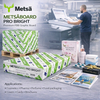 MetsäBoard Pro Bright – Carton FBB GC1 haute blancheur, léger et rigide pour impression et packaging premium.