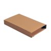 Étui d'expédition Multiwell hauteur variable 20-55mm brun 640x420x20-55mm