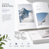 Munken Kristall – Premium, ongecoat High White-offsetpapier, met hoog contrast, een glad oppervlak en FSC- en PEFC-certificeringen.