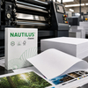 Nautilus classic - Gerecycled offsetpapier. Dit papier is vervaardigd uit 100% gerecyclede vezels en is van nature wit en ongecoat.