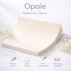 Opale Reference geeft uw bedrijfscommunicatie een moderne uitstraling die direct herkenbaar is aan zijn repeterend lijnwatermerk.