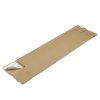 Vierkante koker bruin Enkelgolf B-golf inw. Formaat 500 x 105 x 105