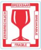 Printed Label - Breekbaar-glas-fragile