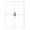 zelfklevend Xerox Multi-use Labels  wit permanent zonder splitten wit 70g 105x148mm doos FSC® 003R97402
