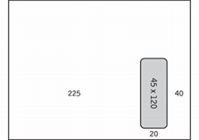 pochette Speedmail fenêtre à droite strip blanc 100g 230x310mm boite  avec tarot bleu pointillé FSC®