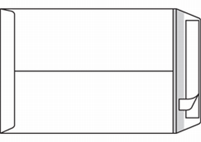 pochette Speedmail fenêtre à droite strip blanc 100g 230x310mm boite  avec tarot bleu pointillé FSC®